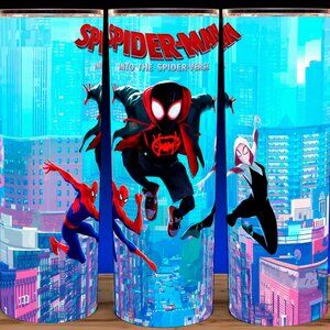Spiderman Into the Spiderverse Cup Mug Tumbler  20oz